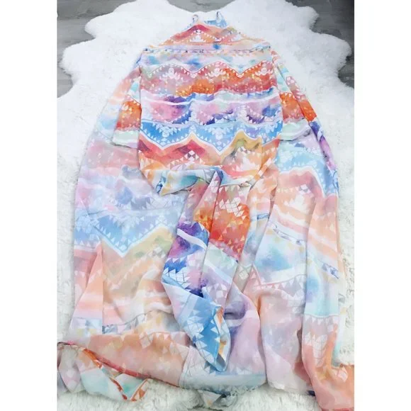 Moving Sale! Worn Once Show Me Your Mumu Bronte Maxi Dress w/ Sheer Overlay Med - Picture 11 of 14